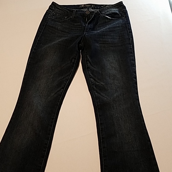 Kardashian Denim "Khloe" Curvy Slim Boot cut Jeans - Picture 5 of 6